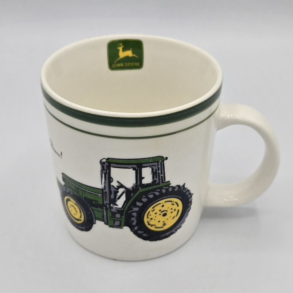 John Deere by Gibson "Nothing Runs Like‎ a Deere" Coffee Cup Mug 12 oz